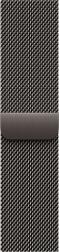 Apple Watch Series 10 46mm Jet Black Titanium Case with Milanese Loop, Slate